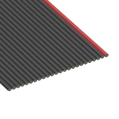 CBL RIBN 24COND 0.05 BLACK 50'