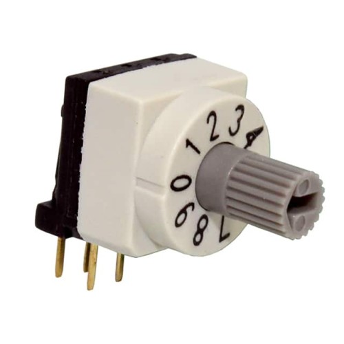 SWITCH ROTARY DIP 10P 0.15A 50V