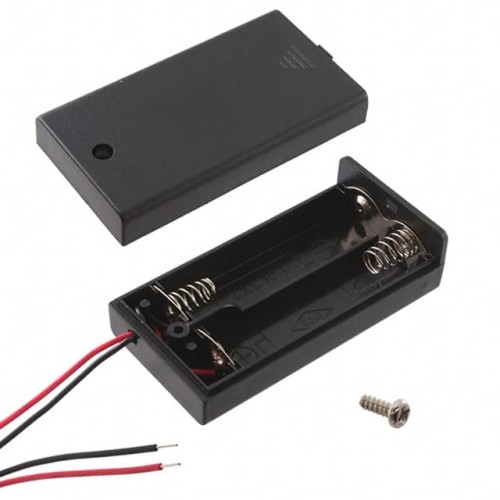 BATT HOLDER AA 2 CELL 6" LEADS