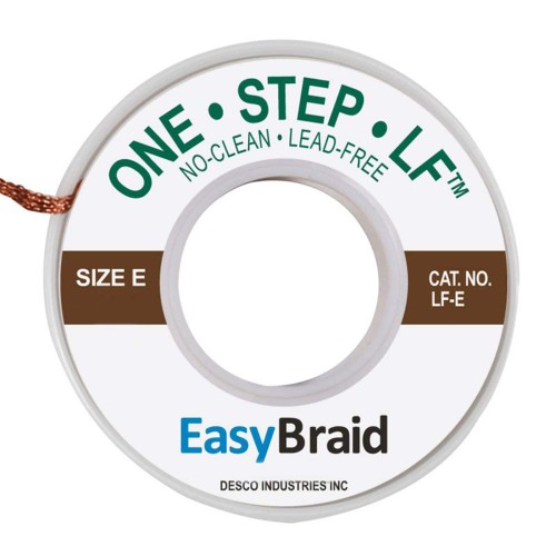 DESOLDER BRAID ROSIN 0.125" 500'