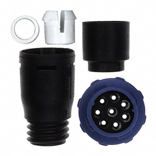 CONN RCPT HSG MALE 8POS INLINE