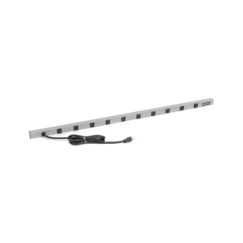 48-IN 10 OUTLET POWER STRIP W/15