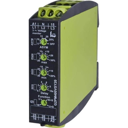 VOLTAGE 400V, 3-PH, MIN MAX