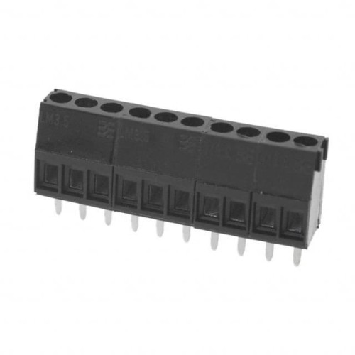 TERM BLK 10P SIDE ENT 3.5MM PCB