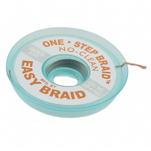 DESOLDER BRAID NO-CLN 0.025" 5'