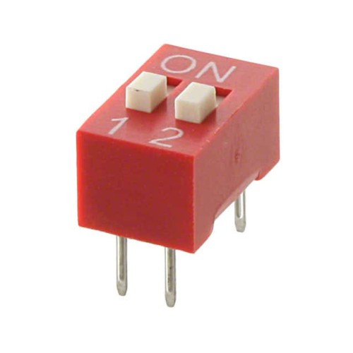 SWITCH SLIDE DIP SPST 25MA 24V
