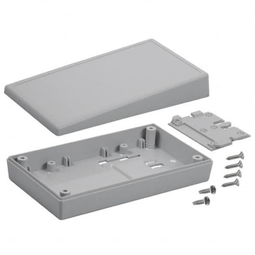 BOX ABS GRAY 5.630"L X 3.250"W