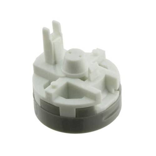 CAP PUSHBUTTON ROUND GRAY