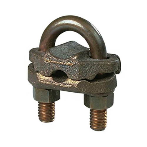 CBL CLAMP GROUND BRONZE PIPE MNT