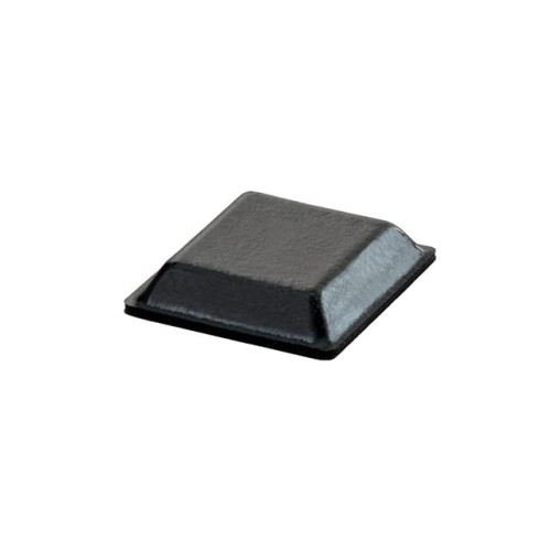 BUMPER .50" SQUARE X .12" BLK
