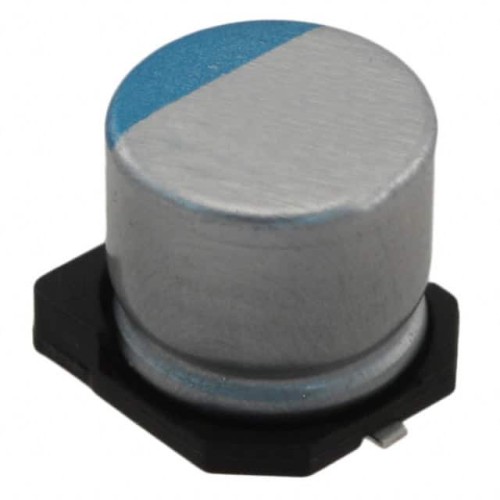 CAP ALUM POLY 390UF 20% 2.5V SMD