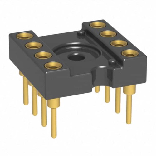 CONN IC DIP SOCKET 8POS GOLD