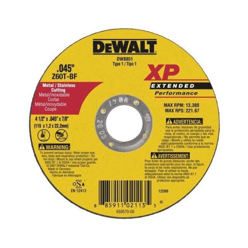 4-1/2" DIA. METAL & STAINLESS CU