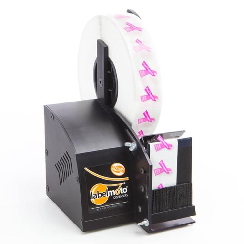 LABEL DISPENSER FOR CLEAR LABELS