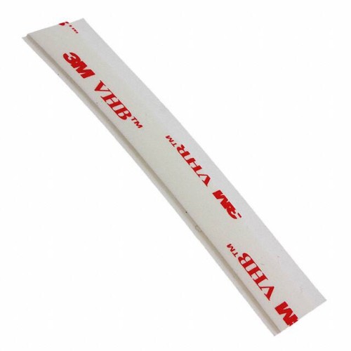 TAPE DBL COAT WHT 1/2"X 3" 100PK