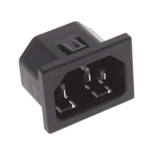 PWR ENT RCPT IEC320-C14 PNL SLDR