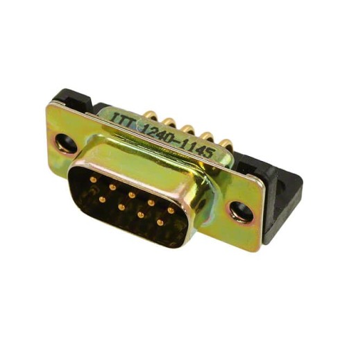 CONN D-SUB PLUG 9POS R/A SLDR