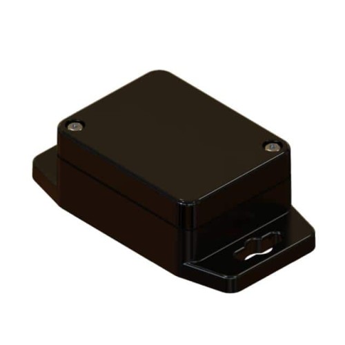 BLACK/BLACK FLANGED BASE POLYCAR