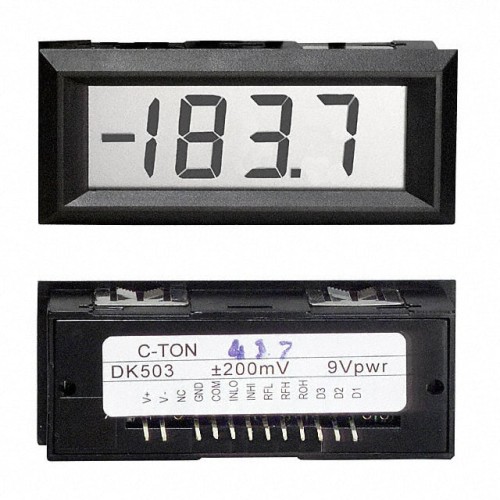VOLTMETER 200MVDC LCD PANEL MT