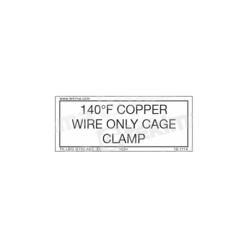 INFORMATIVE LABEL, 12 PCS/PACK