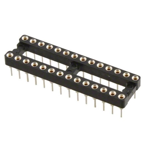 CONN IC DIP SOCKET 28POS GOLD