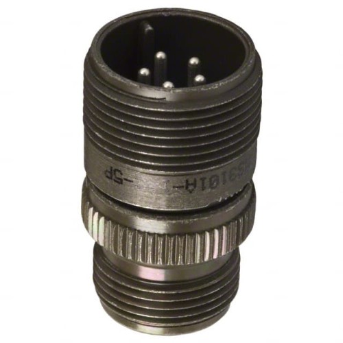 CONN RCPT MALE 5P SILV SLDR CUP