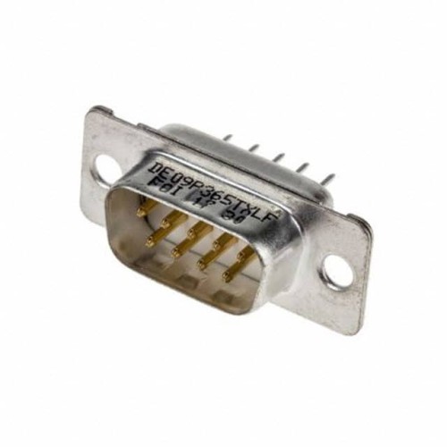CONN D-SUB PLUG 9POS VERT SLDR