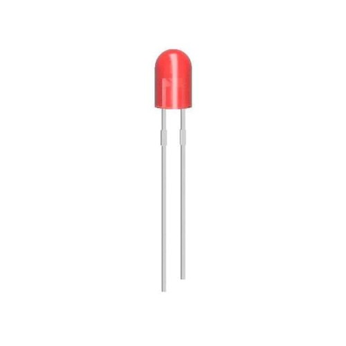 LED RED DIFF 5MM T1 3/4 TH