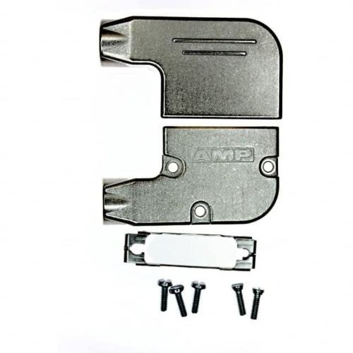 CONN BACKSHELL 15POS 90DEG SHLD