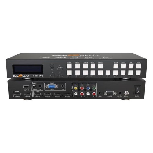 7X2 4K PRES SWITCHER SCALER