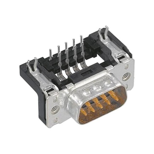 CONN D-SUB PLUG 15POS R/A SLDR
