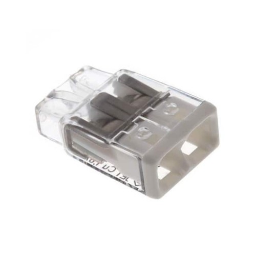 PUSHWIRE SPLICING CONNECTOR; 2-