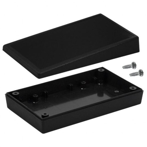 BOX ABS BLACK 5.630"L X 3.250"W