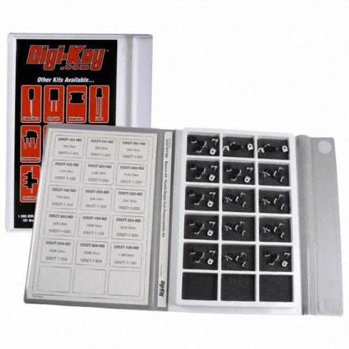KIT POT THUMBWHL 100-1M OHM 75PC
