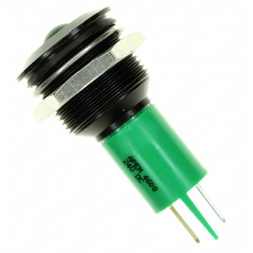 INDICATOR 24V 19MM PROMINENT GRN