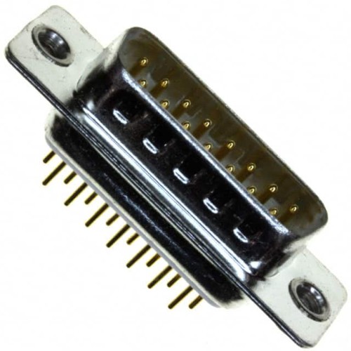 CONN D-SUB PLUG 15P PNL MNT SLDR