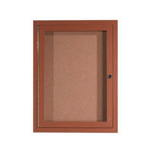 1 DOOR ALUMINUM FRAME WOOD LOOK,