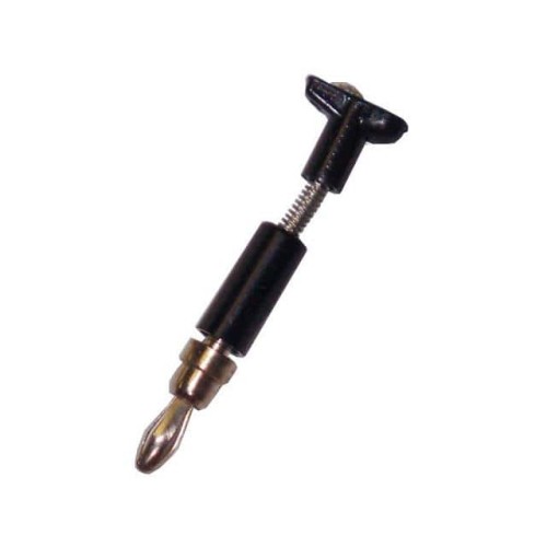 PLUG BLACK BANANA PLUG MINIATURE