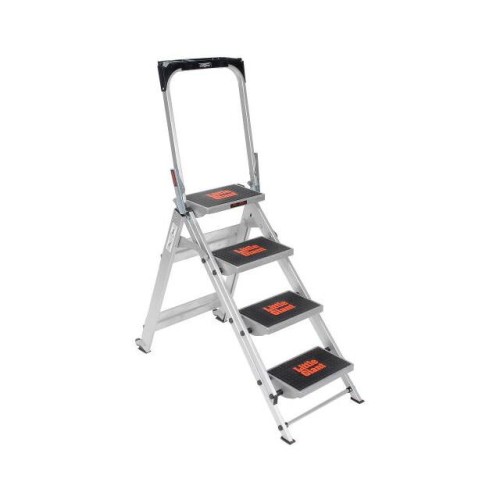 SAFETY ALUMINUM STEP LADDER, 4 S