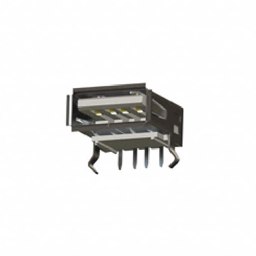 CONN RCPT USB2.0 TYPEA 4POS R/A