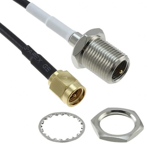 CBL ASSY MMCX-FME RG174 3.937"