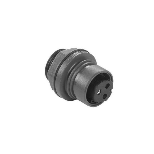 CONN RCPT HSG FMALE 3POS PNL MT