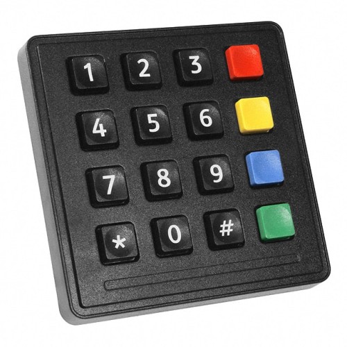 SWITCH KEYPAD 16 KEY 0.05A 24V