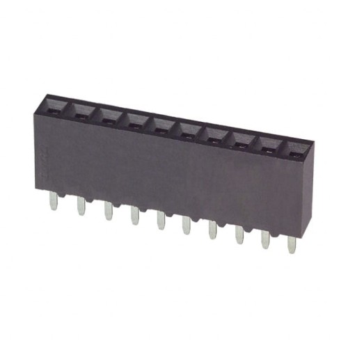 CONN RCPT 10POS 0.1 GOLD PCB