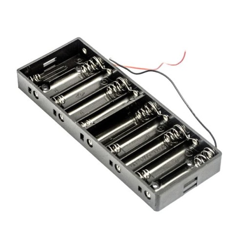 BATT HOLDER AA 10 CELL 6" LEADS