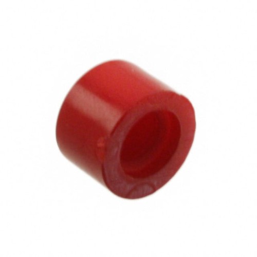 CAP PUSHBUTTON ROUND RED