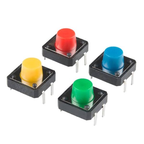 MULTICOLOR BUTTONS - 4-PACK