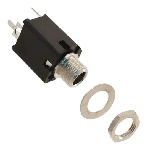 CONN JACK STEREO 6.35MM PNL MNT