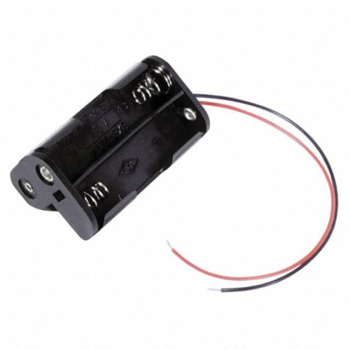 BATT HOLDER AA 3 CELL 6" LEADS