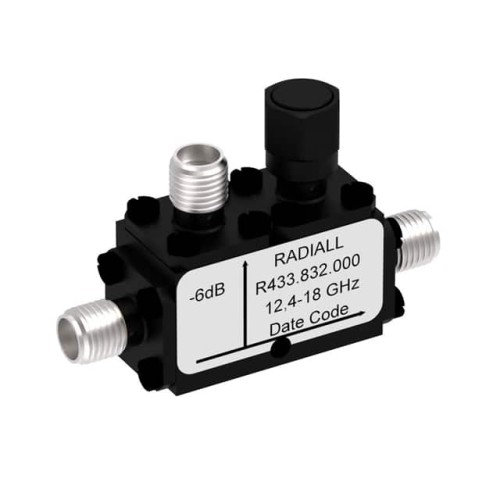 COUPLER: SMA 12.4-18GHZ 6DB FLAT